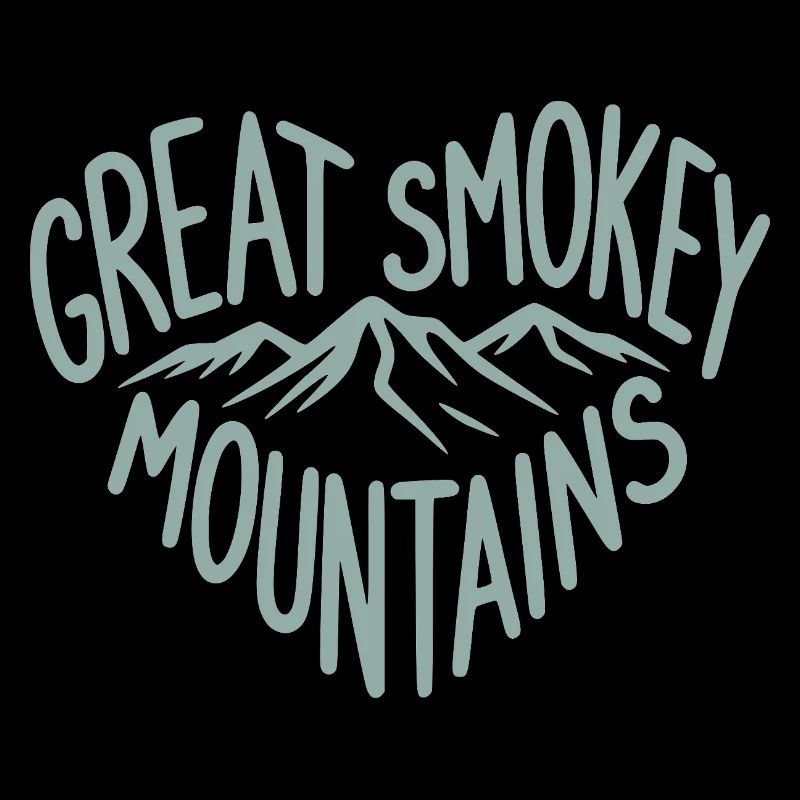Great Smoky Mountains Herz-Design