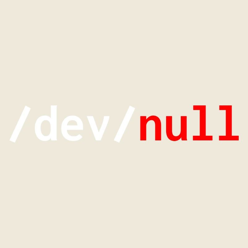 dev null rot webentwickler humor lustig