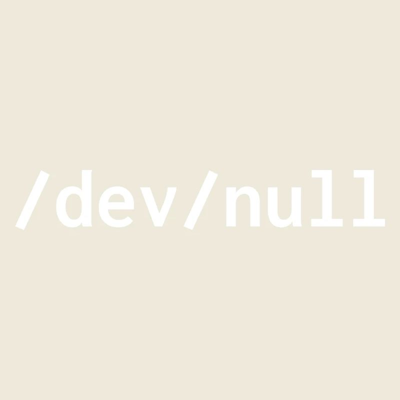 Dev null développeur web humour drôle