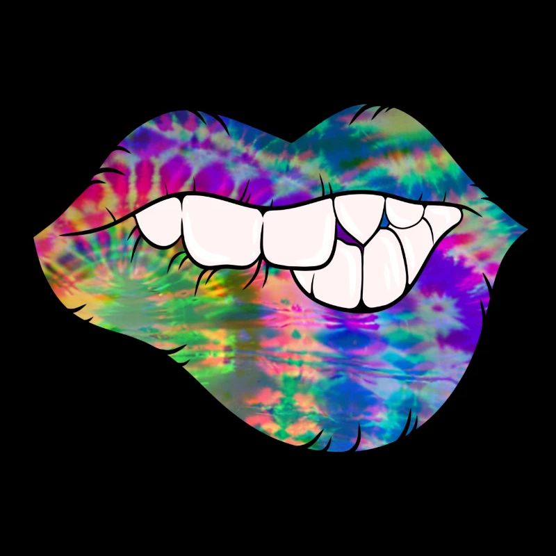 groovy Tie Dye Beißlippe
