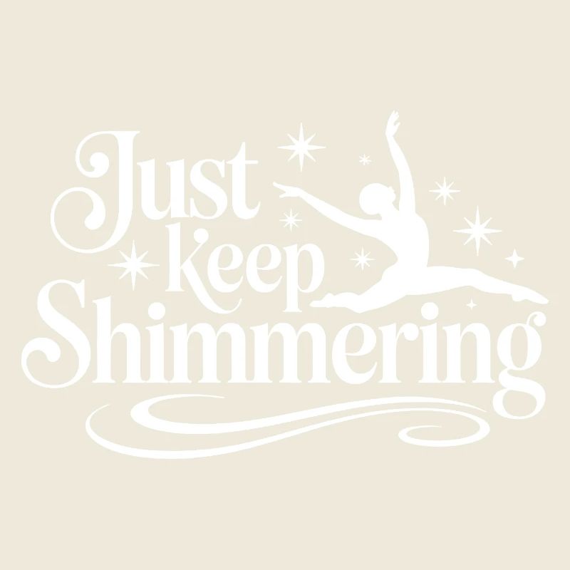 Schimmern Sie einfach weiter Synchronschwimmer