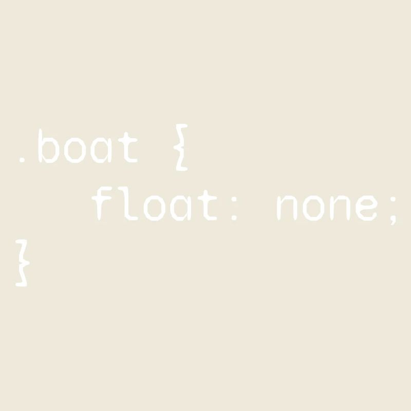 Boat web developer funny humor