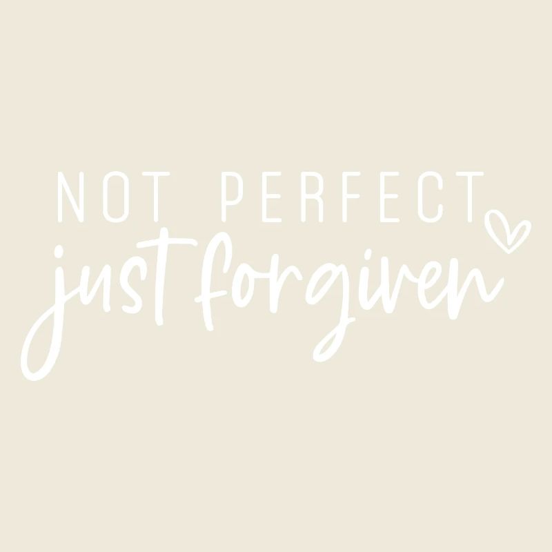 Pas parfait, juste pardonné