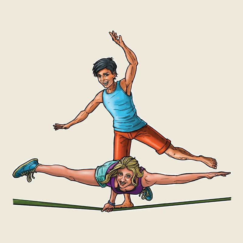 Slackliners - slackline lovers