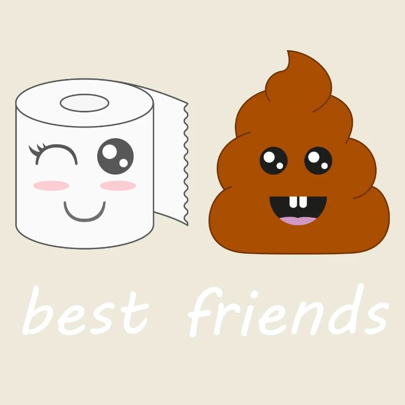 Papier toilette et caca