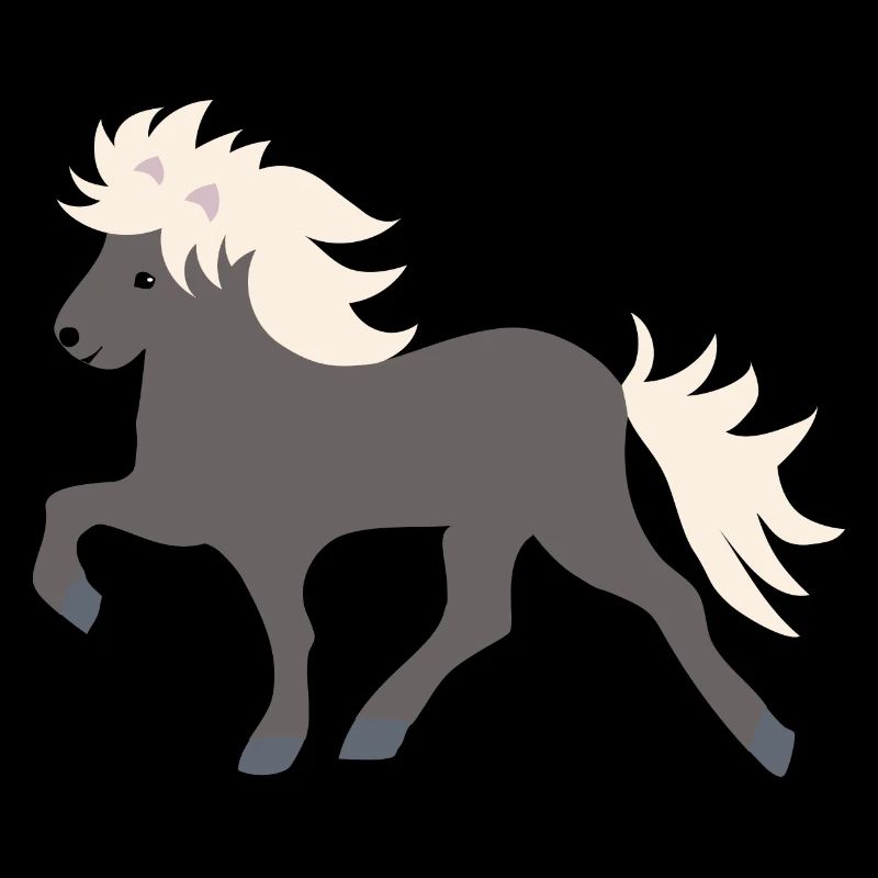 Windfarbenes Islandpferd