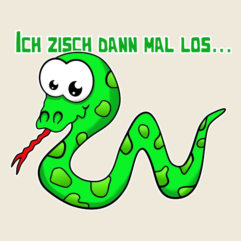 Conception de bande dessinée drôle de serpent pour des enfants