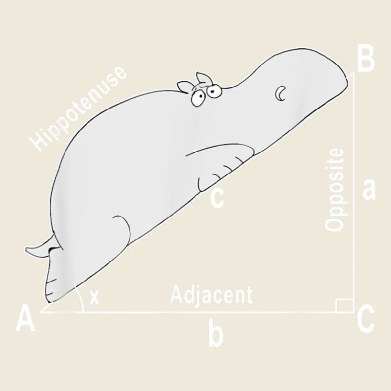 Hippo Math Analytical Funny Sarcasm Humor Teacher