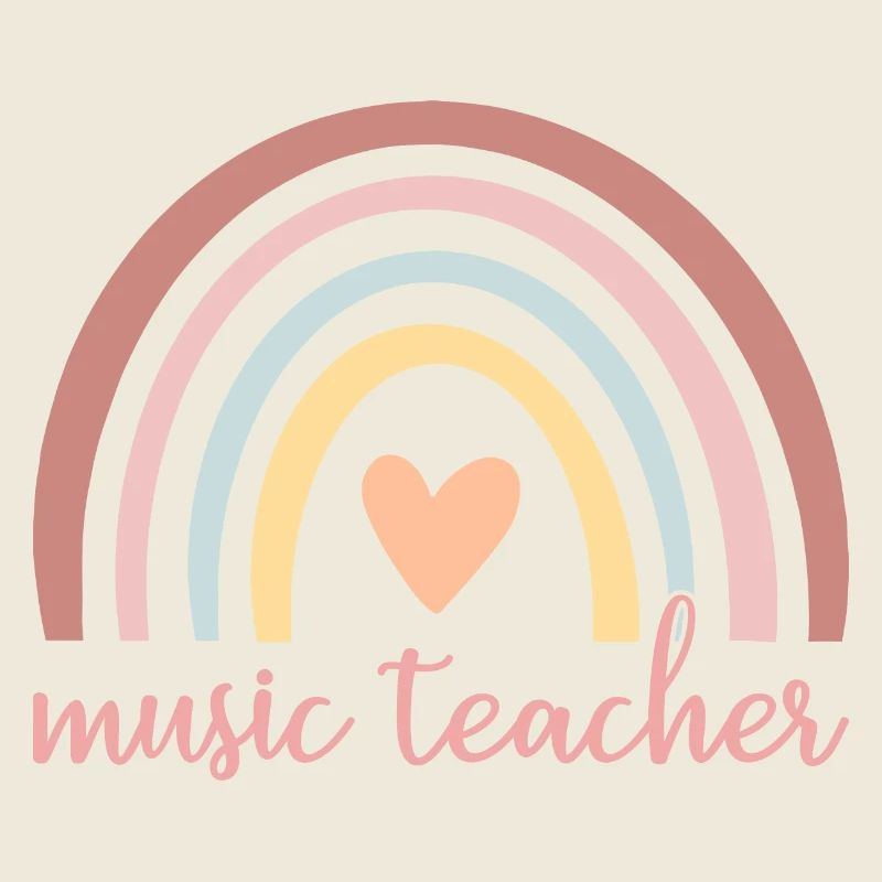 Professeur de musique I - Boho Rainbow