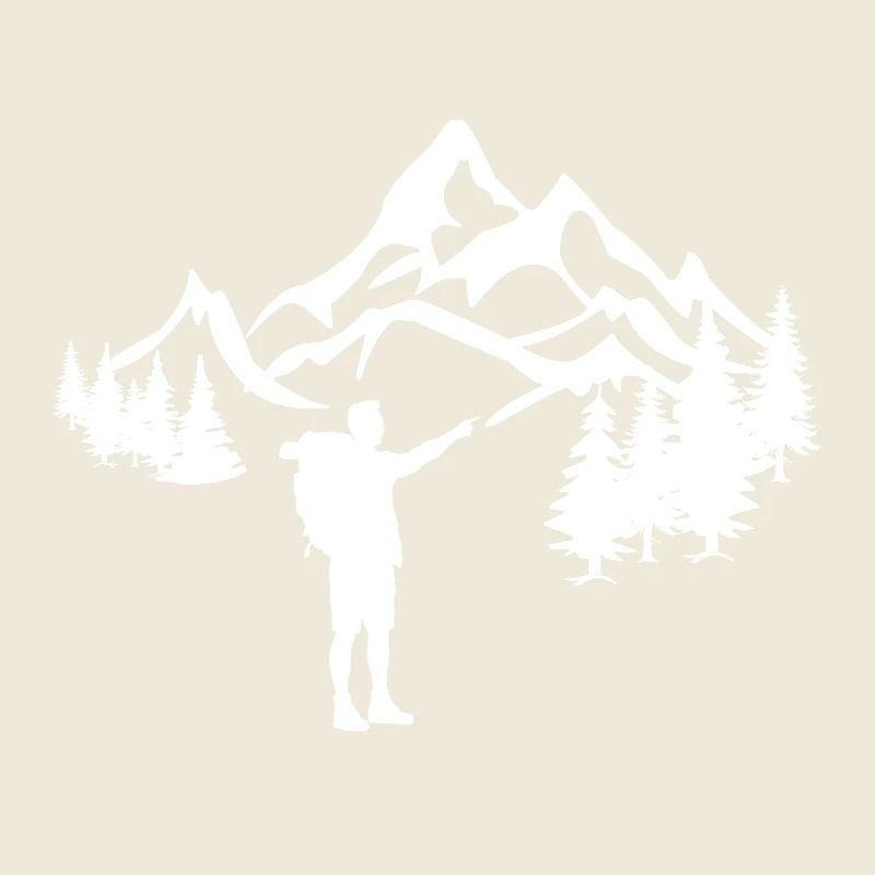 Wanderer in den Bergen