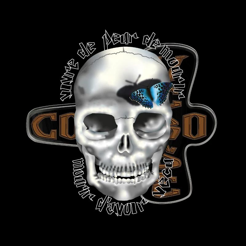 skull butterfly blue controversy