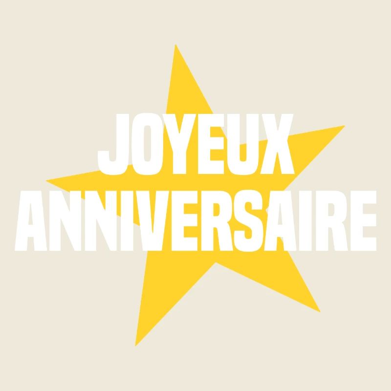 Joyeux anniversaire étoile