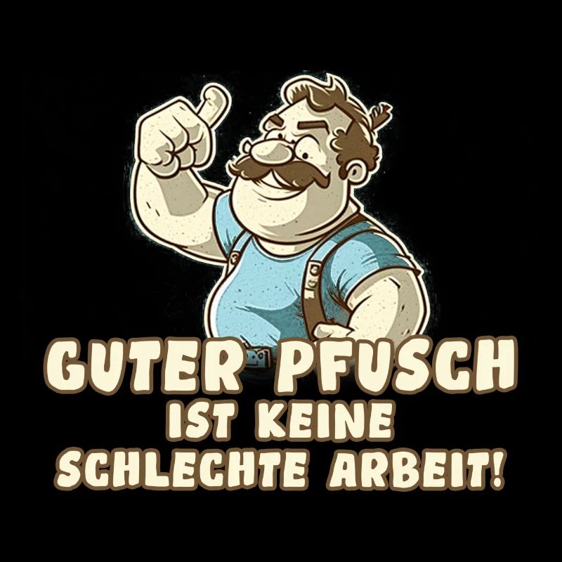 Guter Pfusch ist keine schlechte Arbeit - Spruch