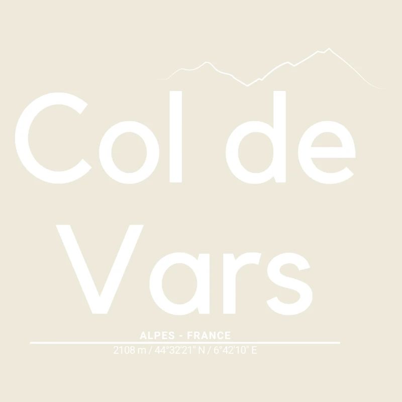 Col de Vars - Noir - Souvenir