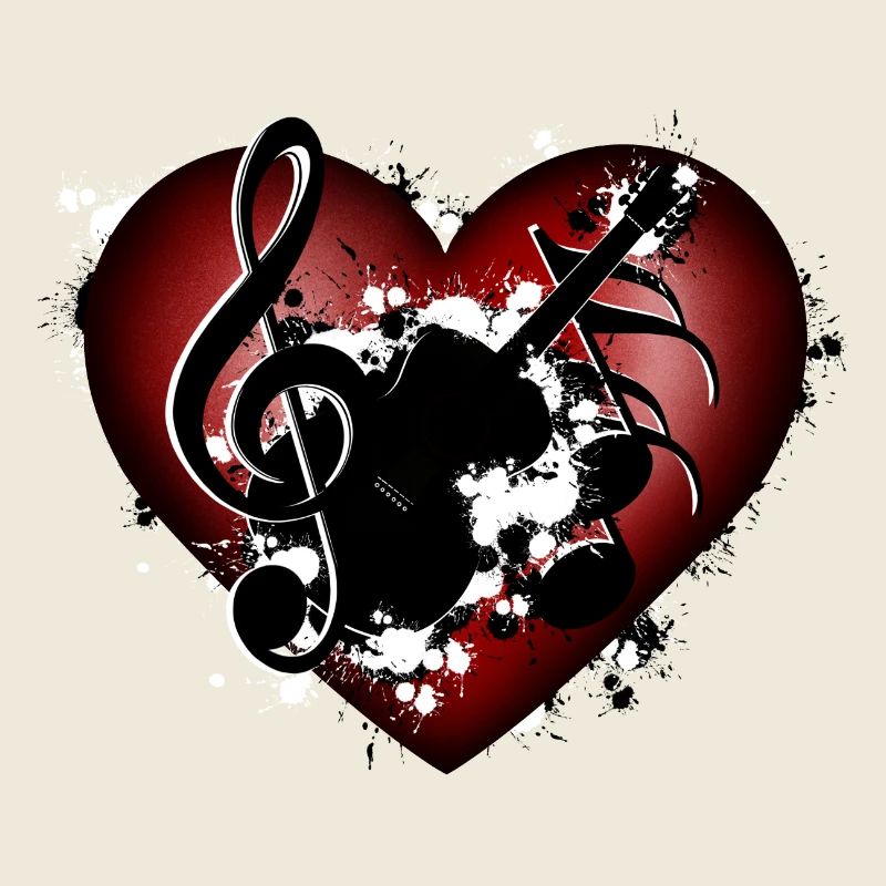 Herz Gitarre