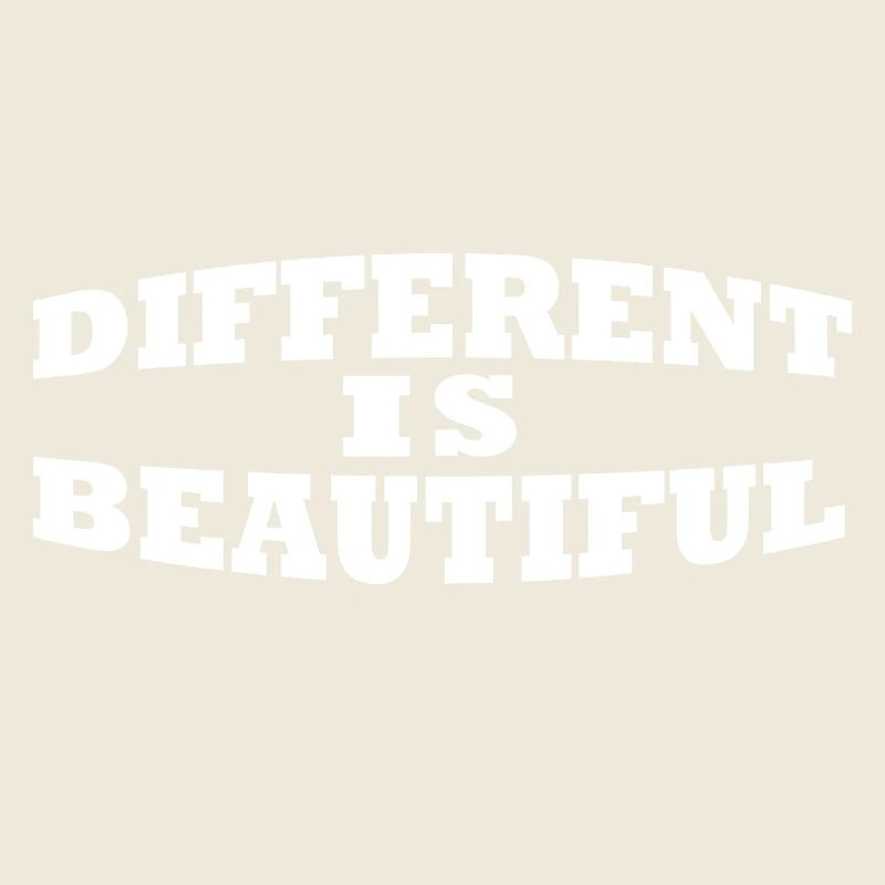 Différent est beau Être différent est merveilleux