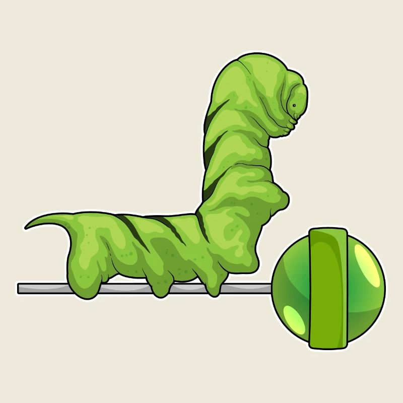 Raupe Lutscher
