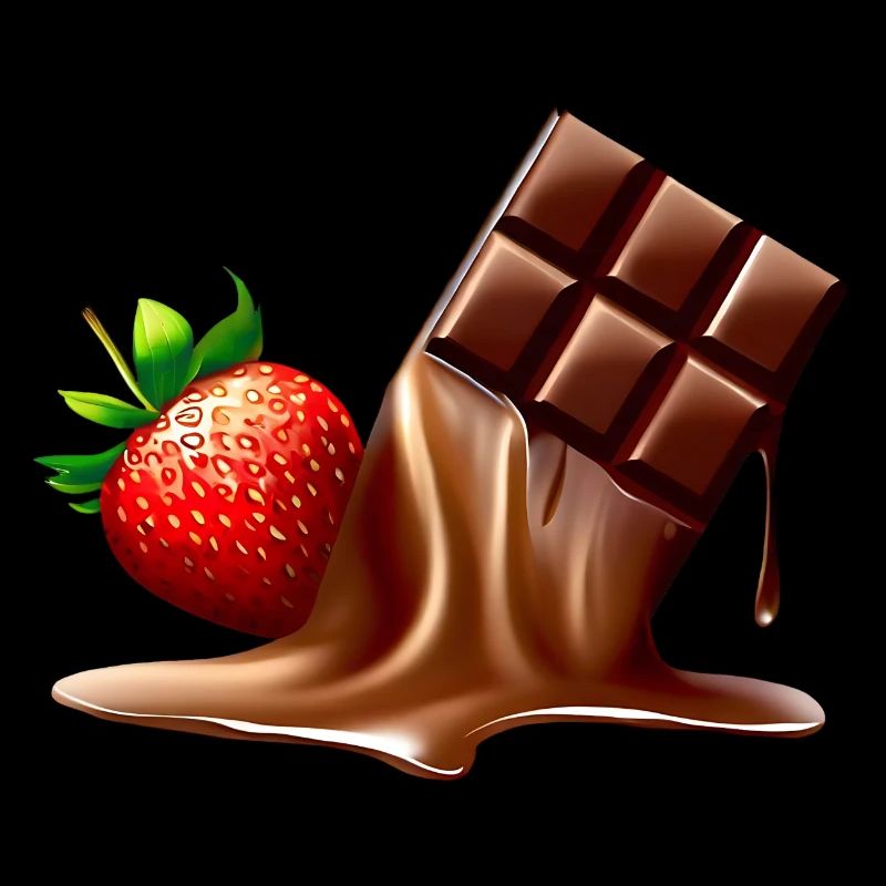 Chocolate and strawberry