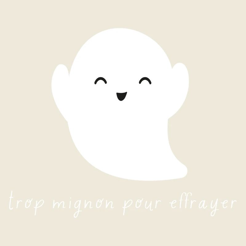 Trop mignon pour effrayer cadeau halloween