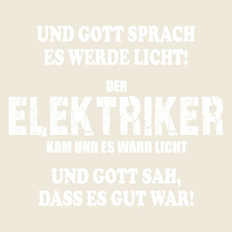 Lustiger Elektriker-Spruch
