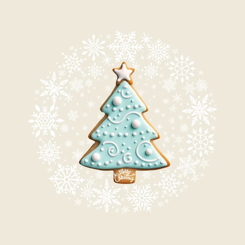 Noël blanc, biscuits au pain d’épices blanc