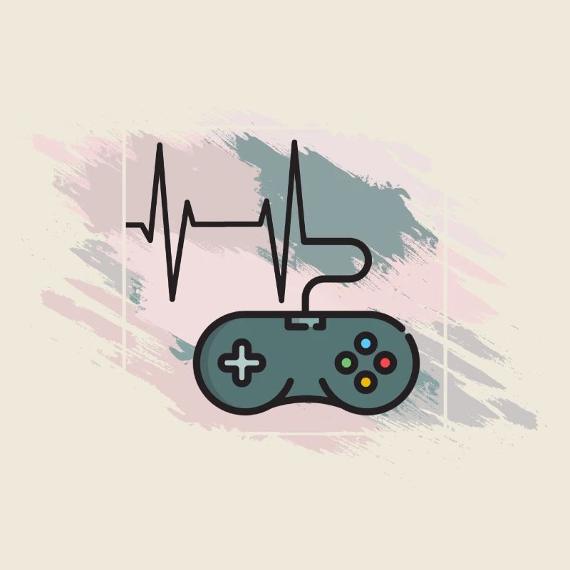 Herzschlag Gaming Controller Retro