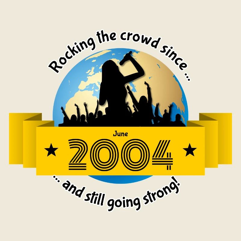 20. Geburtstag Rocking the crowd since 06/2004