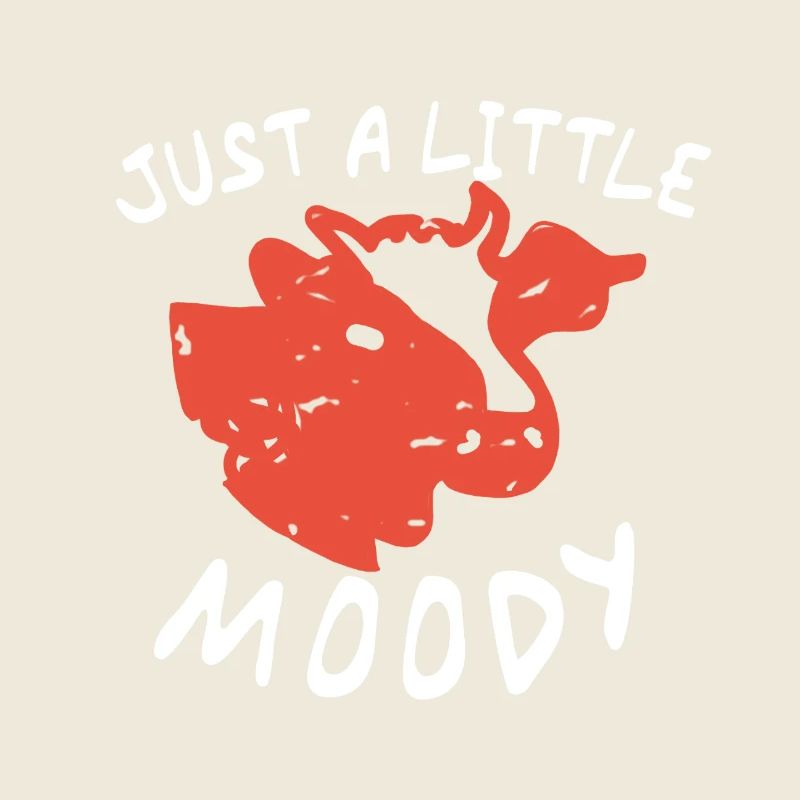 rote retro kuh kunst