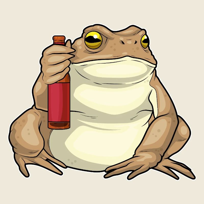 Bouteille de bière Frog