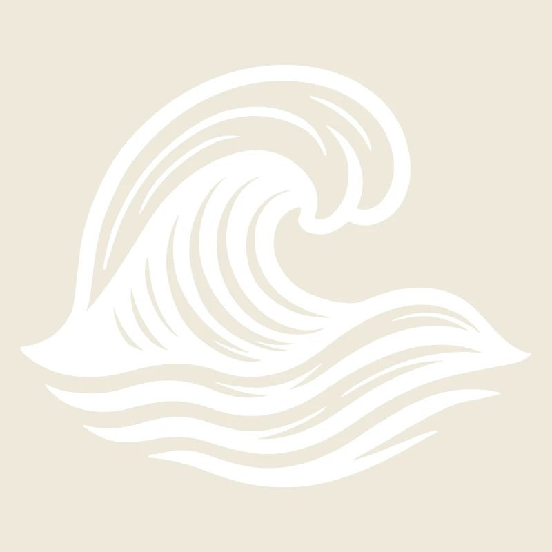 Symbole de vague Océan