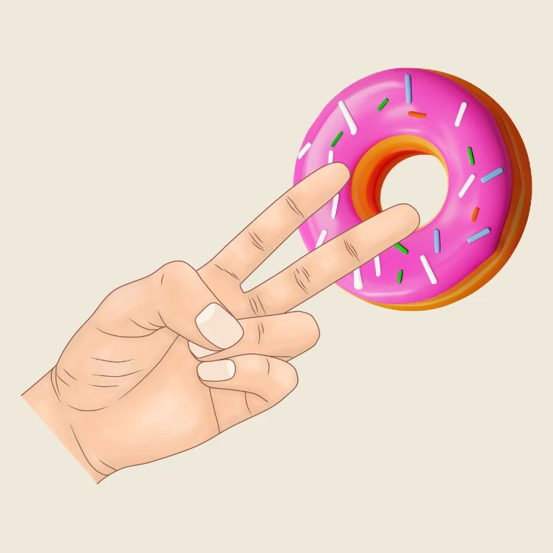 2 Dans le beignet Pinky