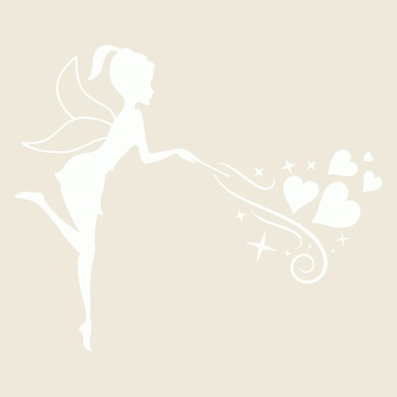 Märchenhafte Fee mit Herzmagie