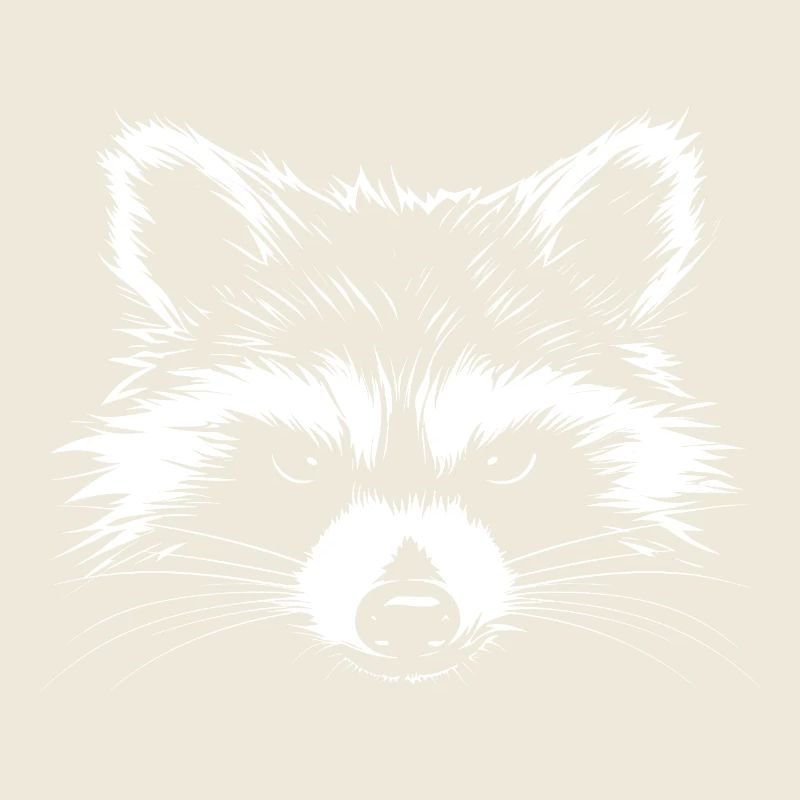 Raton laveur Blanc :)