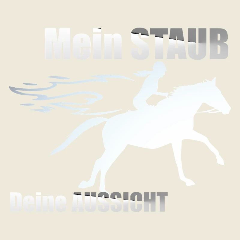 Cavalière au galop drôle