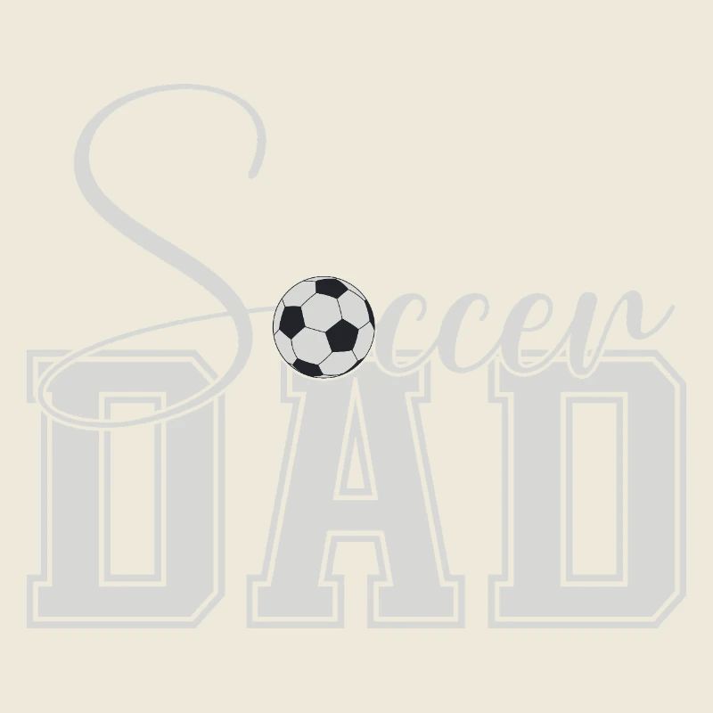 Soccer Dad Varsity Block Texte