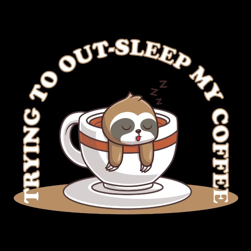 Essayer de dormir plus longtemps que mon café – Sloth Coffee
