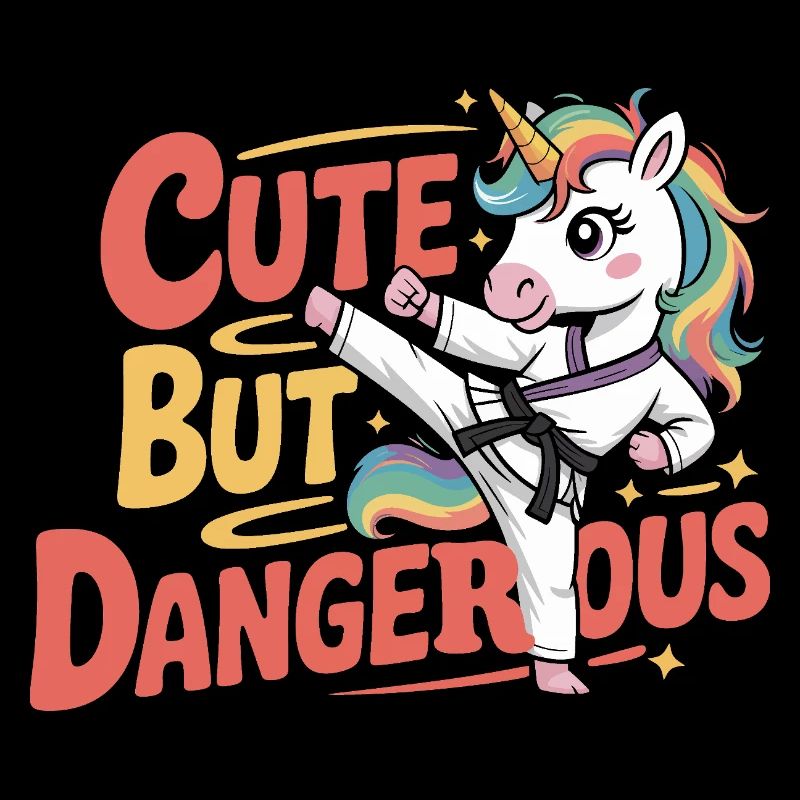 Karaté licorne mignon mais dangereux