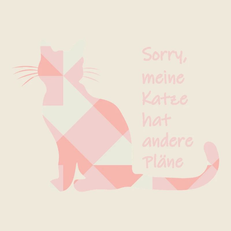 Chat disant - Désolé, mon chat a d’autres projets