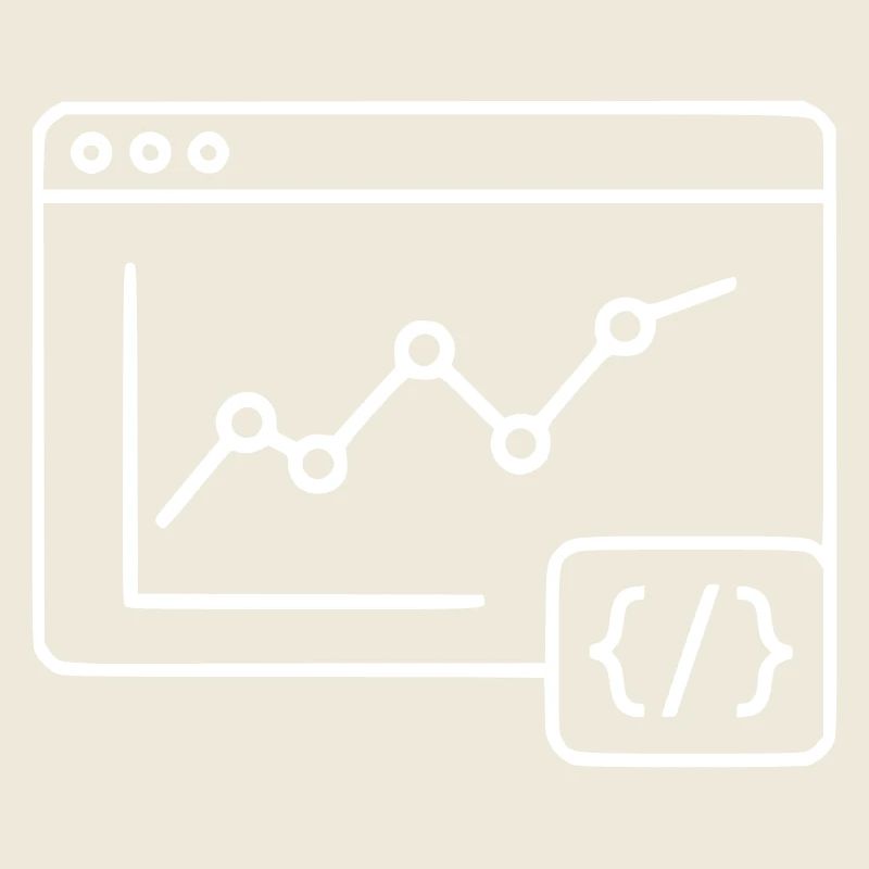 Web Analysis Chart Coding Browser Vector