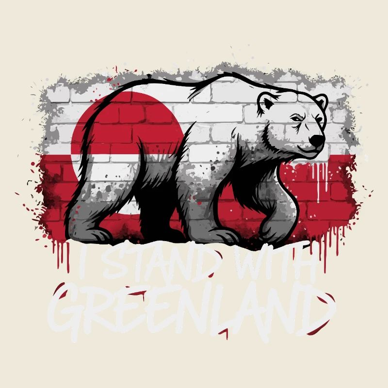 I Stand With Greenland – Eisbär