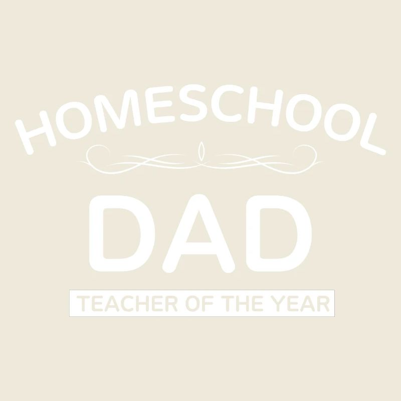Papa de l’école à la maison Leçons à la maison drôle Dire cadeau