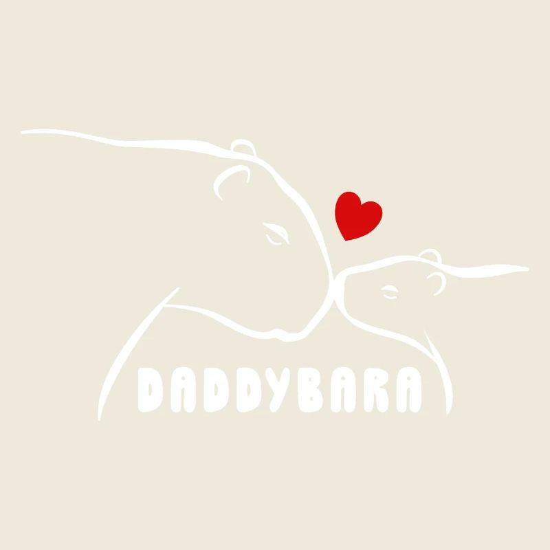 niedliches Papybara - Capybara Pun - Männertag