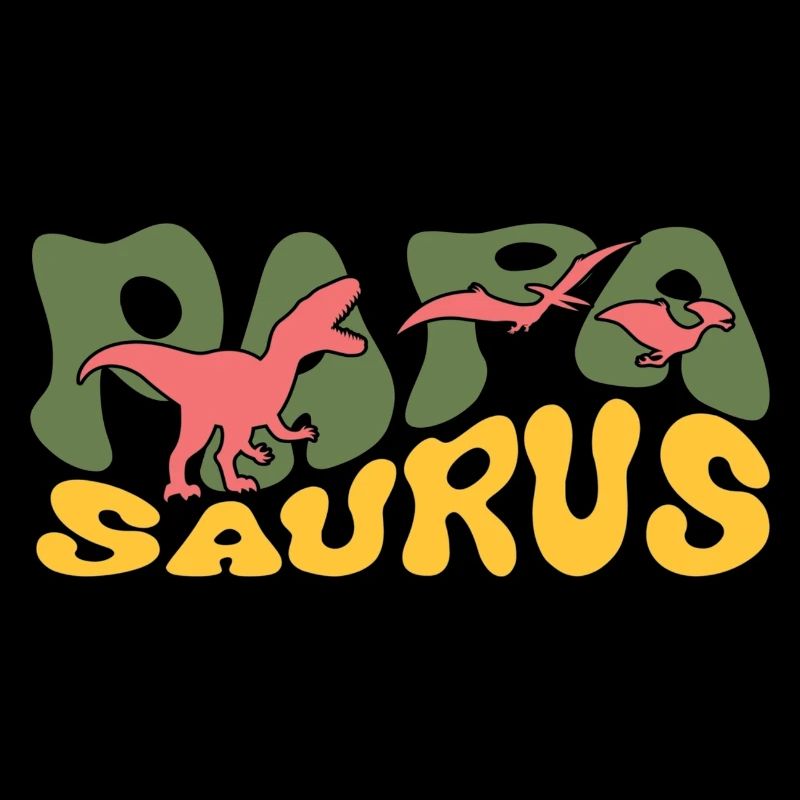 Papasaurus Dinosaurier Papa Saurus Vatertagsgeschenk