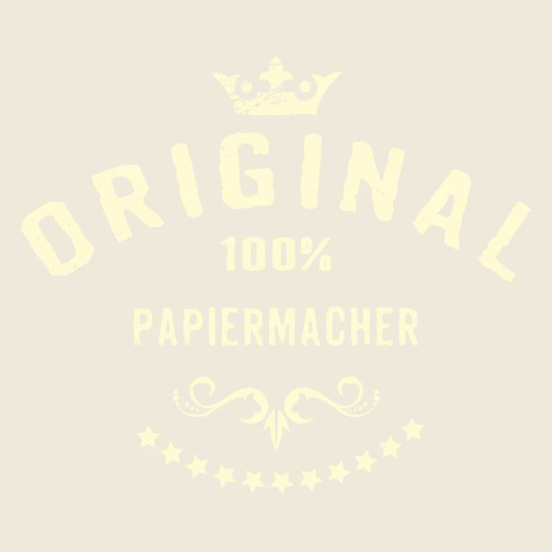Original 100 Prozent Papiermacher - RAHMENLOS