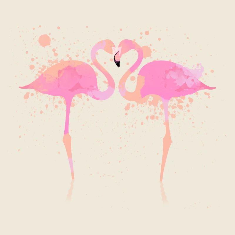 Flamingo Heart