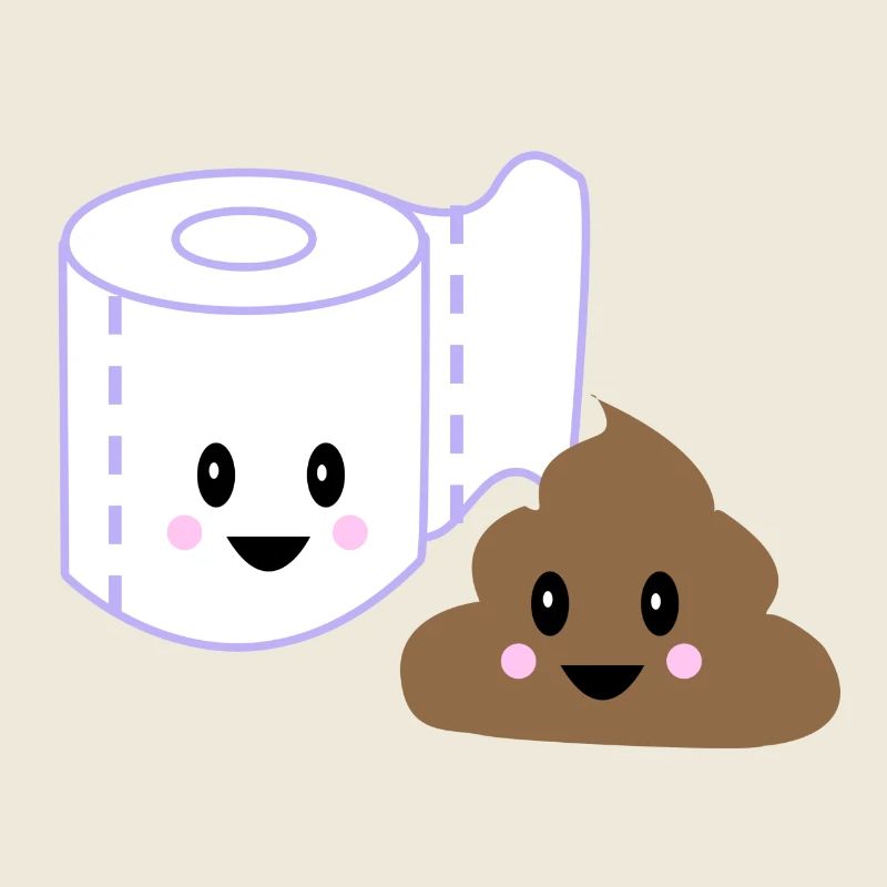WC kawaii poo