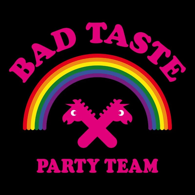 Bad Taste Party Team (Einhorn, Regenbogen, Cooper)