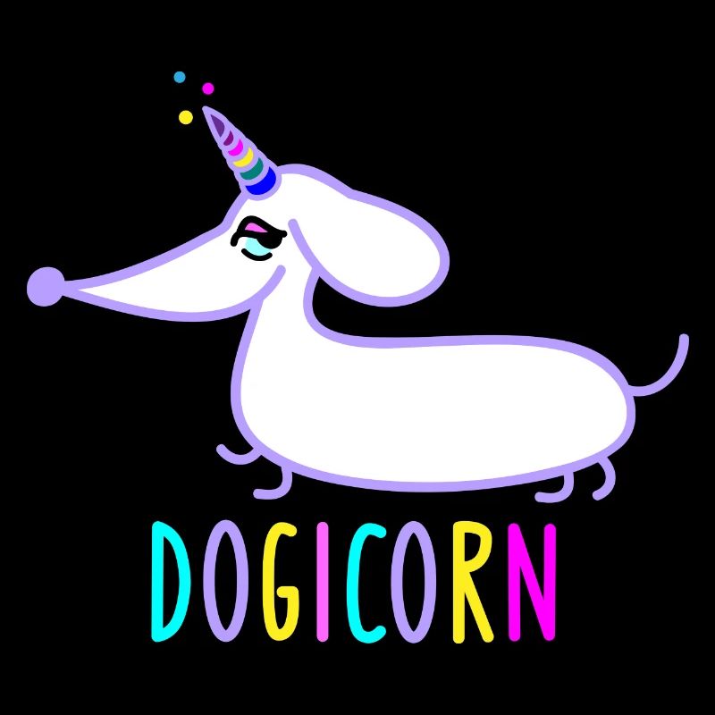 Teckel comme licorne (b)