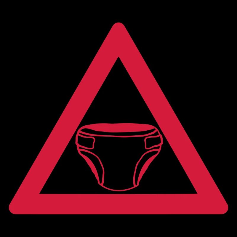Warning Diaper Shield