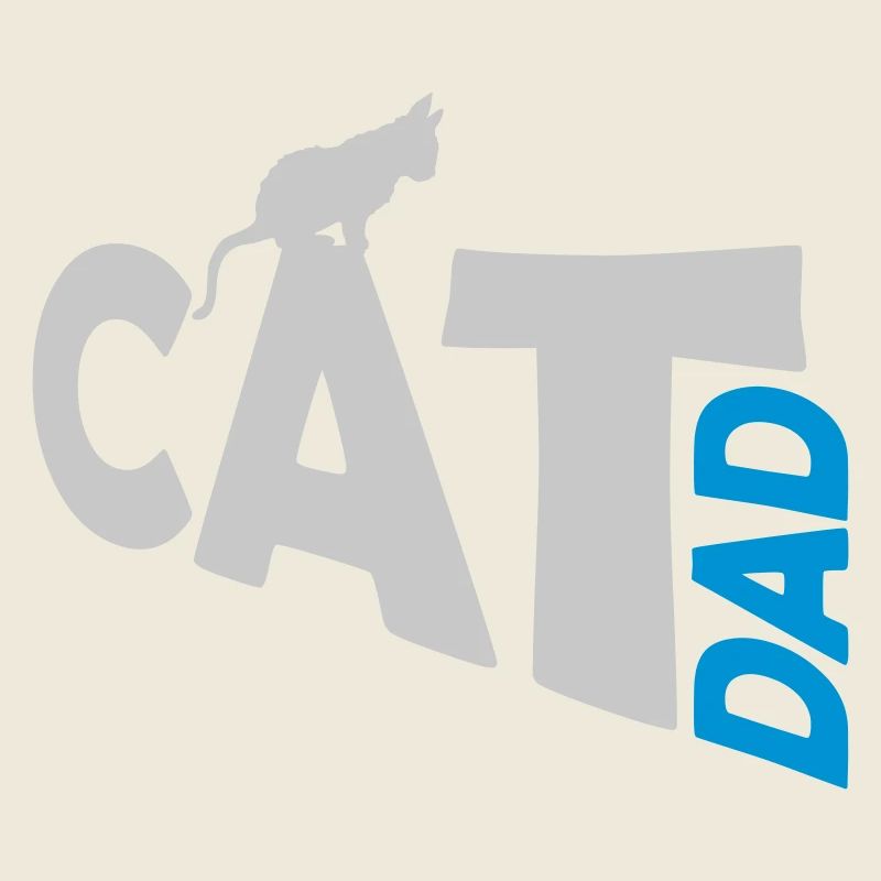 Conception du logo Cat Dad